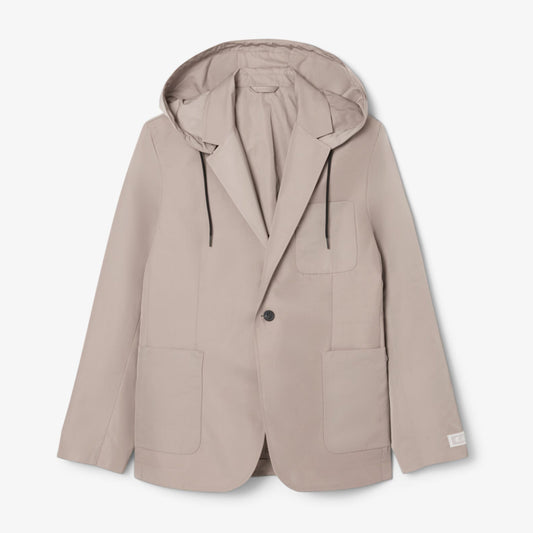 LC Twill Blazer with Hood